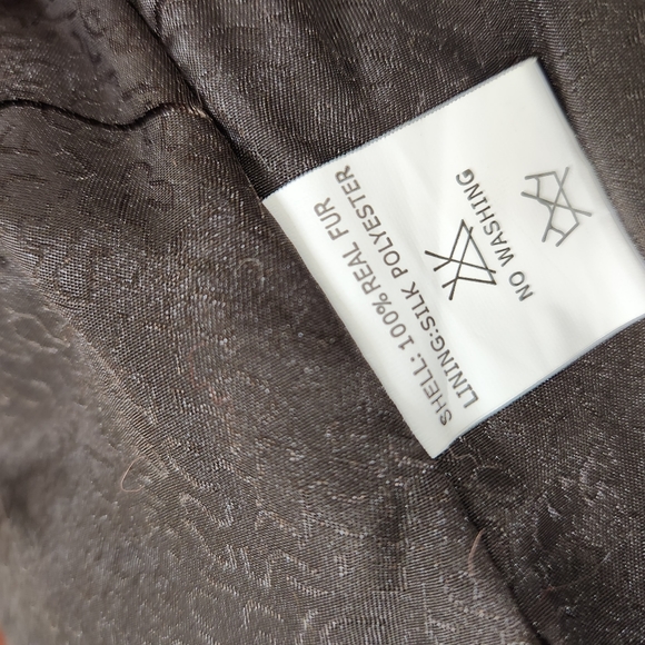 NWT Genuine Pink Fox Fur Coat  Only One Available - Picture 13 of 16